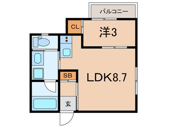 アジール・シエルの物件間取画像